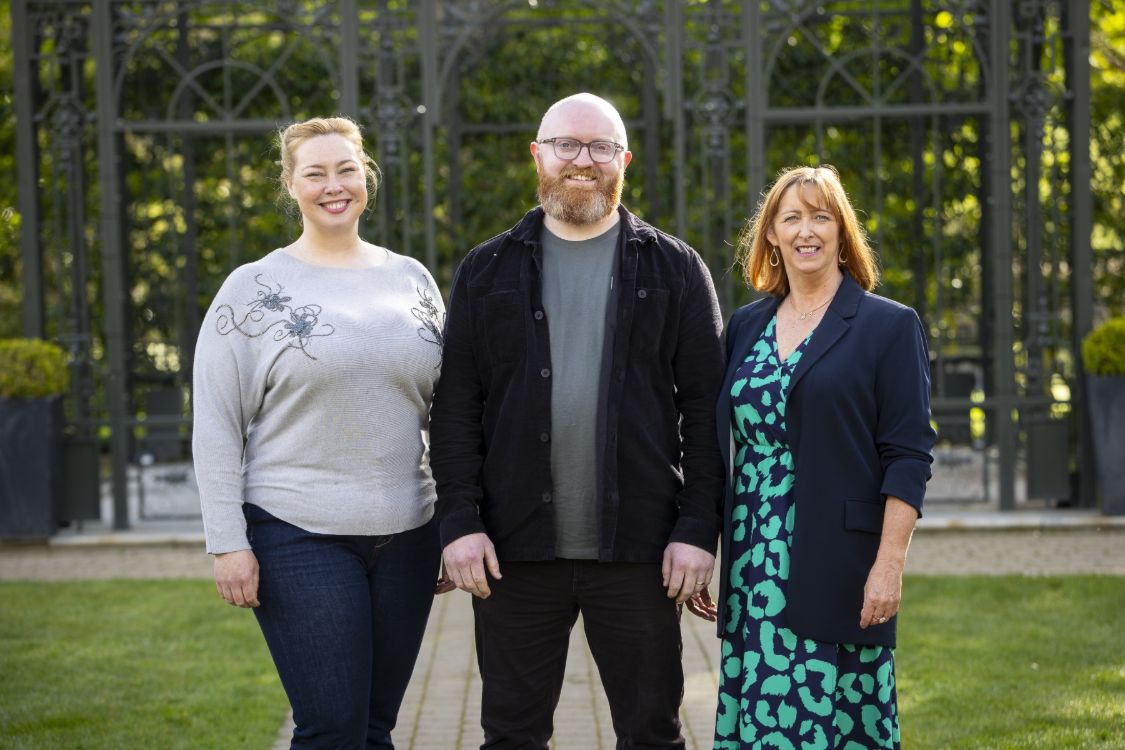 Amy Kelly, Matt Gillespie and Pam Kelly